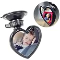 Baby Car Mirror Rear Facing,Convex Rear View Baby Mirrors for Cars,Automotive Interior 360 Degrees Adjustable Love Mirrors to See Kids,Babies,Infants and Newborn(Suction Cup Install)