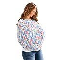 Copper Pearl Nursing Cover for Breastfeeding – Multi-Use Baby Car Seat Cover, Stroller Cover & Breast Feeding Cover Up for Women, Stretchy Breathable High Quality Cover for Boy or Girl, Wren