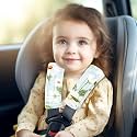 Baby Car Seat Strap Cover 2 Pack Daisy Car Seat Straps Shoulder Pads, Seat Belt Cushions Pads for Infant Car Seats, Stroller, Pushchair
