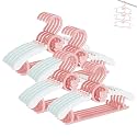 Baby Clothes Hangers 20 Pack, Plastic Kids Hangers Space Saving for Closet