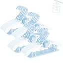Baby Clothes Hangers 20 Pack, Plastic Kids Hangers Space Saving for Closet