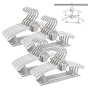 Baby Clothes Hangers 20 Pack, Plastic Kids Hangers Space Saving for Closet