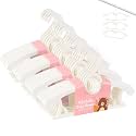 Baby Clothes Hangers 20 Pack, Plastic Kids Hangers Space Saving for Closet
