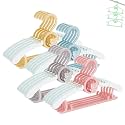 Baby Clothes Hangers 20 Pack, Plastic Kids Hangers Space Saving for Closet
