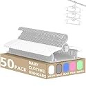 Baby Clothes Hangers 50 Pack, Plastic Kids Hangers Space Saving for Closet