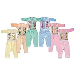 Baby Cotton Clothing Set Teddy Bear Print