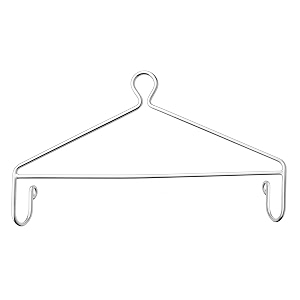 baby cradle hanger steel  supports up to 25kg  strong metal  for thottil swing jhula palna  without hole silver large
