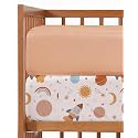 Baby Crib Sheets - Pack of 2 Fitted Sheets for Standard Crib - Space Boy