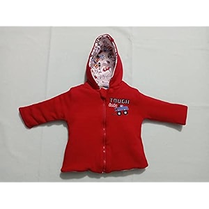 baby cry baby reversible sweater jacket - baby jacketwinter jackets for toddler girlsboys- sweater for baby girlsbaby boys red 6-9 months