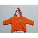 Baby cry Baby Reversible Sweater Jacket - Baby Jacket/Winter Jackets for Toddler Girls/Boys- Sweater for Baby Girls/Baby Boys (Orange, 6-9 Months)