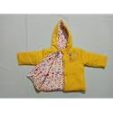 Baby Cry Reversible/Two side Jacket, Hooded Zipper Jacket with Full Sleeve for Baby Boys &amp; Girls (yellow, 24-36 months)