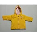 Baby Cry Reversible/Two side Jacket, Hooded Zipper Jacket with Full Sleeve for Baby Boys &amp; Girls (yellow, 6-12 months)