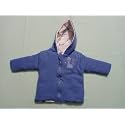 Baby Cry Reversible/Two side Jacket, Hooded Zipper Jacket with Full Sleeve for Baby Boys &amp; Girls (dark pink, 6-12 months)