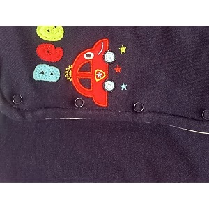 baby cry boy39s and baby girl39s cotton reversible jacket 0-6 months navy blue