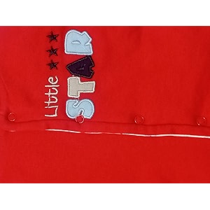 baby cry boy39s and baby girl39s cotton reversible jacket 0-6 months red