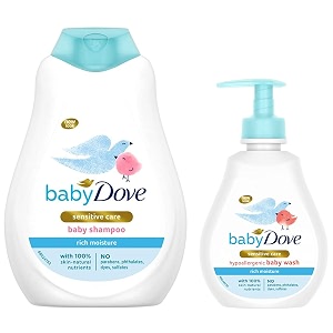 baby dove rich moisture baby shampoo 400 ml amp baby dove rich moisture hair to toe baby wash 200 ml no tears body wash for baby39s soft skin