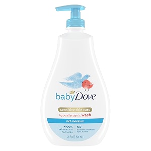 baby dove tip to toe baby wash and shampoo for baby39s delicate skin rich moisture washes away bacteria tear-free and hypoallergenic 20 oz
