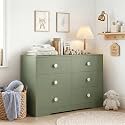 Baby Dresser for Nursery Bedroom, 6 Drawer Organizer for Closet, Wood
