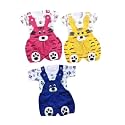 Baby Dungaree Set with T-Shirt, Animal Print, Pack of 3