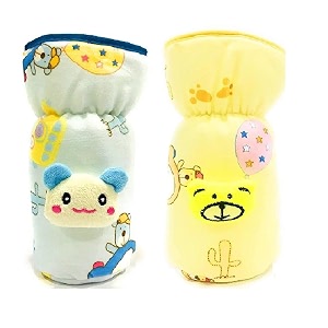 baby feeding bottle protection velvet coversleeve holdersuitable for wide neckavent feeder protector cover for babies wide neck 240-260ml 330ml8oz- 10oz- blue yellow