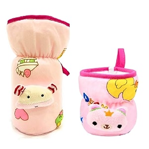 baby feeding bottle protection velvet coversleeve holdersuitable for wide neckavent feeder protector cover for babies wide neck 120-125ml amp 240-260ml4oz- 8oz - pink