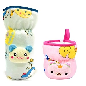 baby feeding bottle protection velvet coversleeve holdersuitable for wide neckavent feeder protector cover for babies wide neck 120-125ml amp 240-260ml4oz- 8oz - pink blue