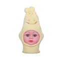 Baby Girl's Winter Soft Woolen Monkey Cap(Pack of 1) (Yellow, 3-6 Months)