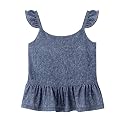 Baby Girl Sleeveless T-Shirts Toddler Infant Girls Tank Top T-Shirt Viscose from Bamboo Summer Cool Tees 3Months-5T