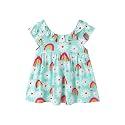 Baby Girl Sleeveless T-Shirts Toddler Infant Girls Tank Top T-Shirt Viscose from Bamboo Summer Cool Tees 3Months-5T