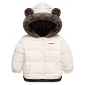 Baby Girl Winter Coats Infant Boy Fleece Puffer Jacket For Toddler