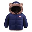 Baby Girl Winter Coats Infant Boy Fleece Puffer Jacket For Toddler