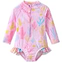 Baby Girls39 One Piece Swimsuit Long Sleeve