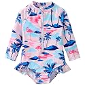 Baby Girls39 One Piece Swimsuit Long Sleeve