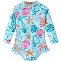 Baby Girls39 One Piece Swimsuit Long Sleeve