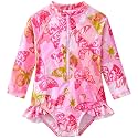 Baby Girls39 One Piece Swimsuit Long Sleeve