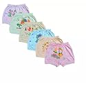 Baby Girls &amp; Baby Boys Soft Cotton Brief Panty Innerwear Drawer Comfortable &amp; Regular Fit Bloomers Pack of 6
