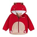 HILEELANG Baby Girls Boys Fleece Hooded Jacket