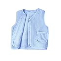 Baby Girls Boys Sherpa Fleece Vest Toddler Lightweight Fall Winter Warm Sleeveless Outerwear Jacket with Pockets