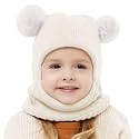Baby Girls Boys Winter Hat Scarf Kids Earflap Hood Scarves