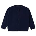 Baby Girls Cotton Cardigans Long Sleeve Crewneck Cardigan Sweater Little Girl Button Sweaters Uniform
