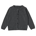 Baby Girls Cotton Cardigans Long Sleeve Crewneck Cardigan Sweater Little Girl Button Sweaters Uniform