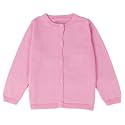 Baby Girls Cotton Cardigans Long Sleeve Crewneck Cardigan Sweater Little Girl Button Sweaters Uniform