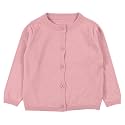 Baby Girls Cotton Cardigans Long Sleeve Crewneck Cardigan Sweater Little Girl Button Sweaters Uniform