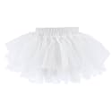 Baby Girls Soft Fluffy Tutu Skirt with Diaper Cover, Tulle Dress Skirt 3 Layers Soft for Newborn,Toddler