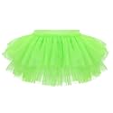 Baby Girls Soft Fluffy Tutu Skirt with Diaper Cover, Tulle Dress Skirt 3 Layers Soft for Newborn,Toddler