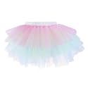 Baby Girls Soft Fluffy Tutu Skirt with Diaper Cover, Tulle Dress Skirt 3 Layers Soft for Newborn,Toddler
