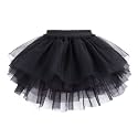 Baby Girls Soft Fluffy Tutu Skirt with Diaper Cover, Tulle Dress Skirt 3 Layers Soft for Newborn,Toddler