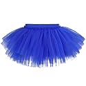 Baby Girls Soft Fluffy Tutu Skirt with Diaper Cover, Tulle Dress Skirt 3 Layers Soft for Newborn,Toddler
