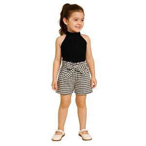 Baby Girls Solid Cotton Blend Style Top