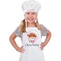 Baby Girls White Polycotton Chef Apron with